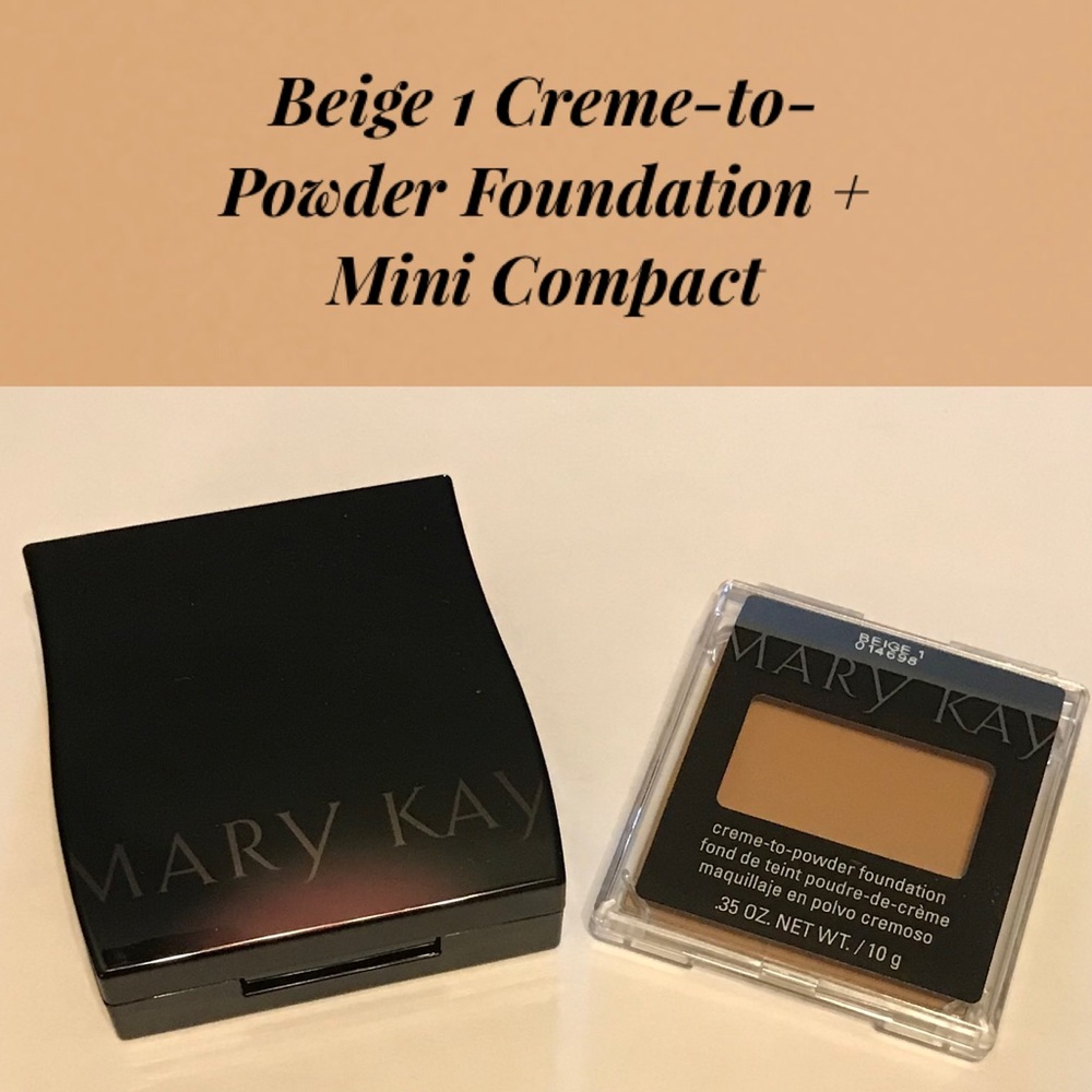 Beige 1 CTP Foundation + Mini Compact